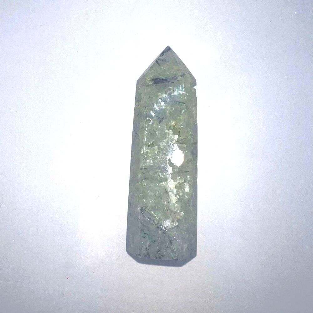 Prehnite Tower/Point - Picture 3 of 9